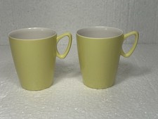 Vintage Retro Yellow & White