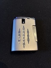 Vintage Ronson Comet Lighter Sparks 1960s Stainless Steel & Etched VGC