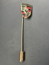 Metal and enamel porsche tie