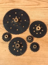 6 x Vintage Meccano Sprocket