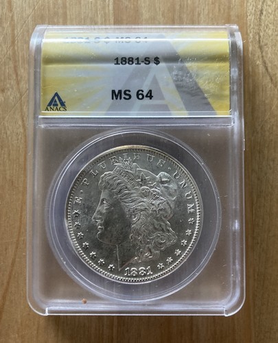 1881 morgan silver dollar - silver,