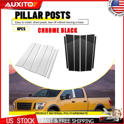 Gloss black chrome pillar post - pillar,