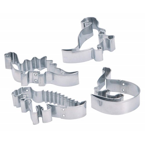 Dinosaur cookie cutters - dinosaur, 4x