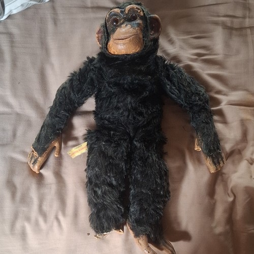 Vintage plush chimpanzee soft - vintage,