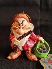 Jim Shore Disney Traditions Snow White Seven Dwarfs Grumpy Hanging Ornament