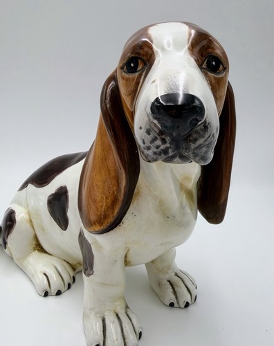 Basset hound pottery - pottery, dog