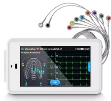 Wellue Professional 6/12 lead ECG Machine, Digital ECG Monitor Automatic 