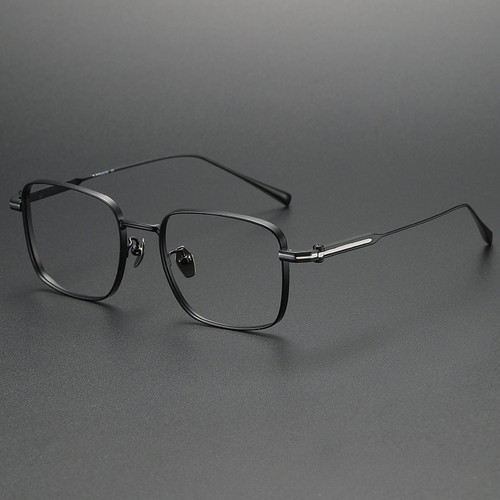 Retro black square full rim - black,