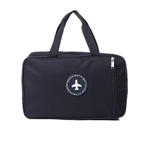 Wet and dry toiletry bag - and,