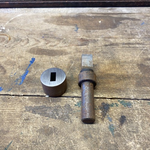 Fly press punch die - &,