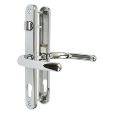 UPVC Door Handle Set 68PZ Lever Snib Sprung 215mm Fixing Centres Fullex Farnham