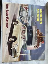 Morris Minor 1000 1957-58 UK Market Brochure 948cc Saloon Convertible Traveller
