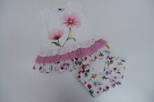 Monnalisa Girls Outfit Set Age 3 Yrs Top T Shirt Leggings Floral