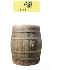 OLD RECLAIMED USED RUSTIC WHISKEY / SCOTCH WHISKY OAK WOODEN BARREL HOME BAR PUB