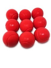 E-Deals 70mm Soft Foam/Sponge Balls - Pack of 9 Red