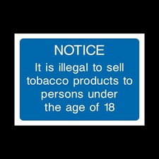 Illegal to sell Tobacco to