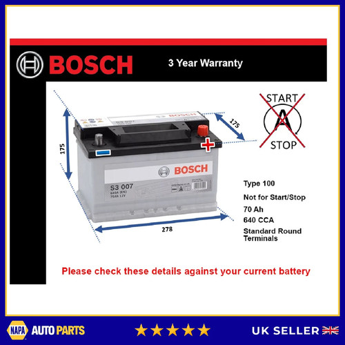 Battery fits tvr - battery, cerbera