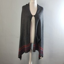 WHITE STUFF Poncho Fair Isle