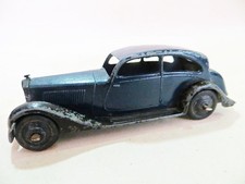 DINKY 30b 'ROLLS ROYCE SALOON'. BLUE & BLACK. ORIGINAL. VINTAGE.