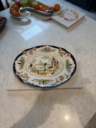 Antique british anchor pottery - anchor,