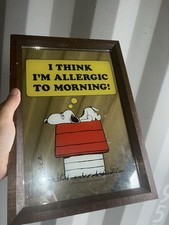 Vintage Snoopy Mirror Peanuts