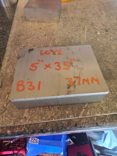 6082 aluminium billet x - , 5"