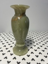 Vintage Green Onyx Marble Vase