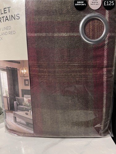 Next red highland check lined - next,
