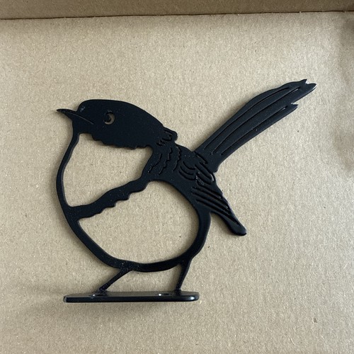Metal wren garden decor - garden,