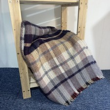 Vintage Travel Rug Picnic Blanket Retro Classic Wool Wales Woollen Mill
