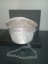 Sparkly Party Hat Silver