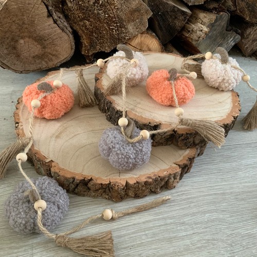 130cm pumpkin garland - 51”,