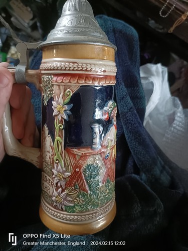 Vintage german beer stein - vintage,