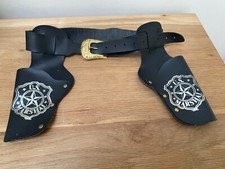 US Police Marshal Holster Belt Kids Childrens Fancy Dress Dressing Up Costume