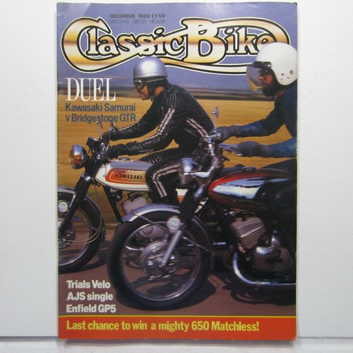 Classic bike magazine sep - magazine, 1988