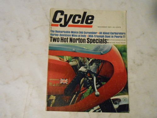 November 1967 cycle magazine - cycle, magazine,2