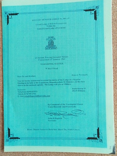 Summons keys munster - summons, of