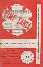 EASTERN COUNTIES BUS TIMETABLE