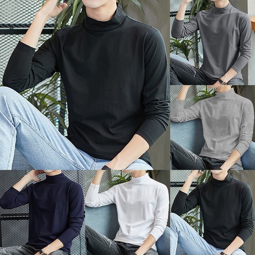 Half turtleneck tops - half,