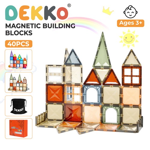Dekko magnetic building blocks - magnetic,