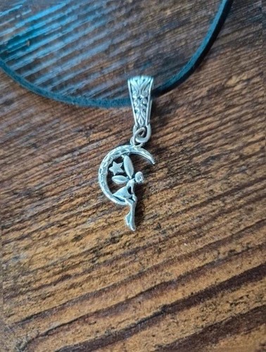 Silver fairy and moon - fairy,
