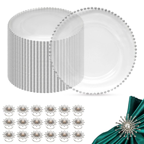 Charger plates acrylic 33cm - plates,