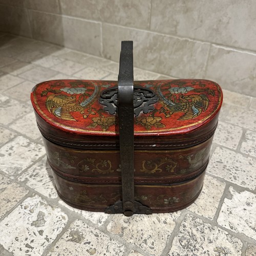 Antique chinese red - antique, lacquer