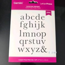 Letter press lowercase - letter,