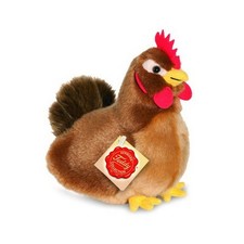 Hermann 94145 Hen Sitting Brown Cuddly Plush Soft Toy