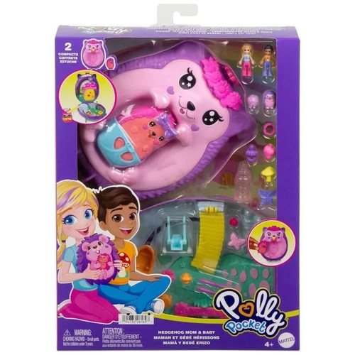 Polly pocket hedgehog family - hedgehog,