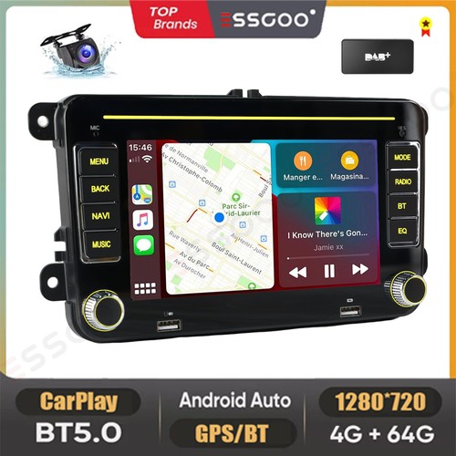 Dab carplay for vw polo - 7",
