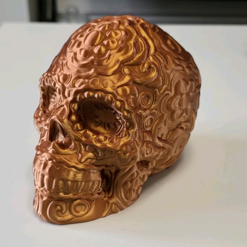 Copper skull collection - copper,