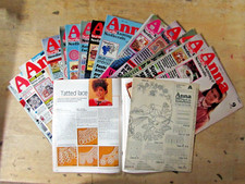 17 ANNA KNITTING AND NEEDLECRAFT MAGAZINES ** FREE UK POST ** PAPERBACK
