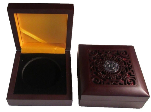 Luxury wooden box for - coin, or